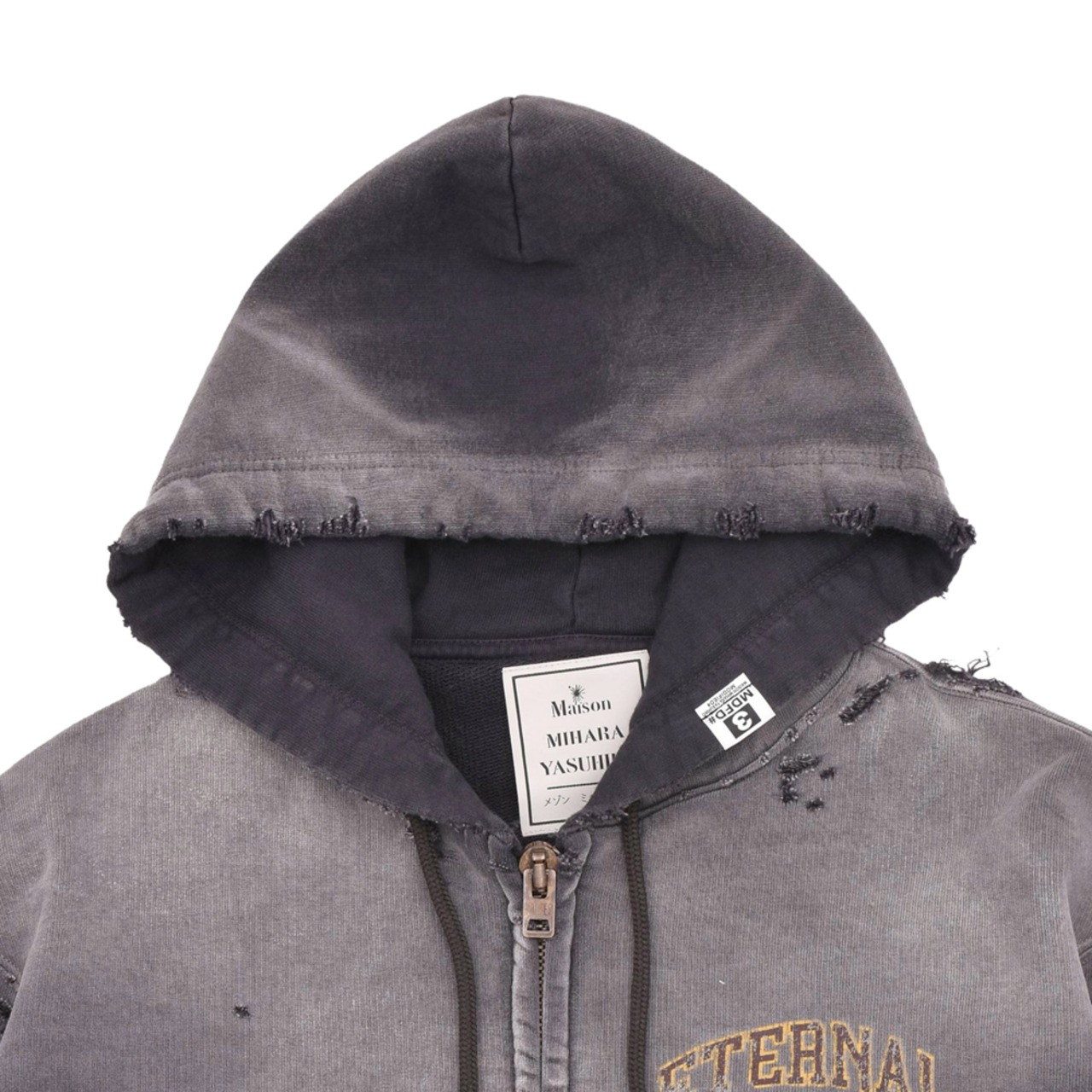 【Maison MIHARA YASUHIRO】SUN FADED SWEAT PARKA - 3