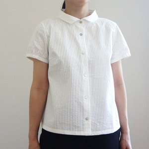 ＜SALE＞ ピンタックの半袖シャツ