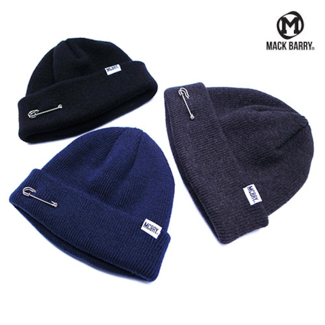 [MACK BARRY] MCBRY SHORT BEANIE 正規品 韓国 ブランド ニット帽 帽子
