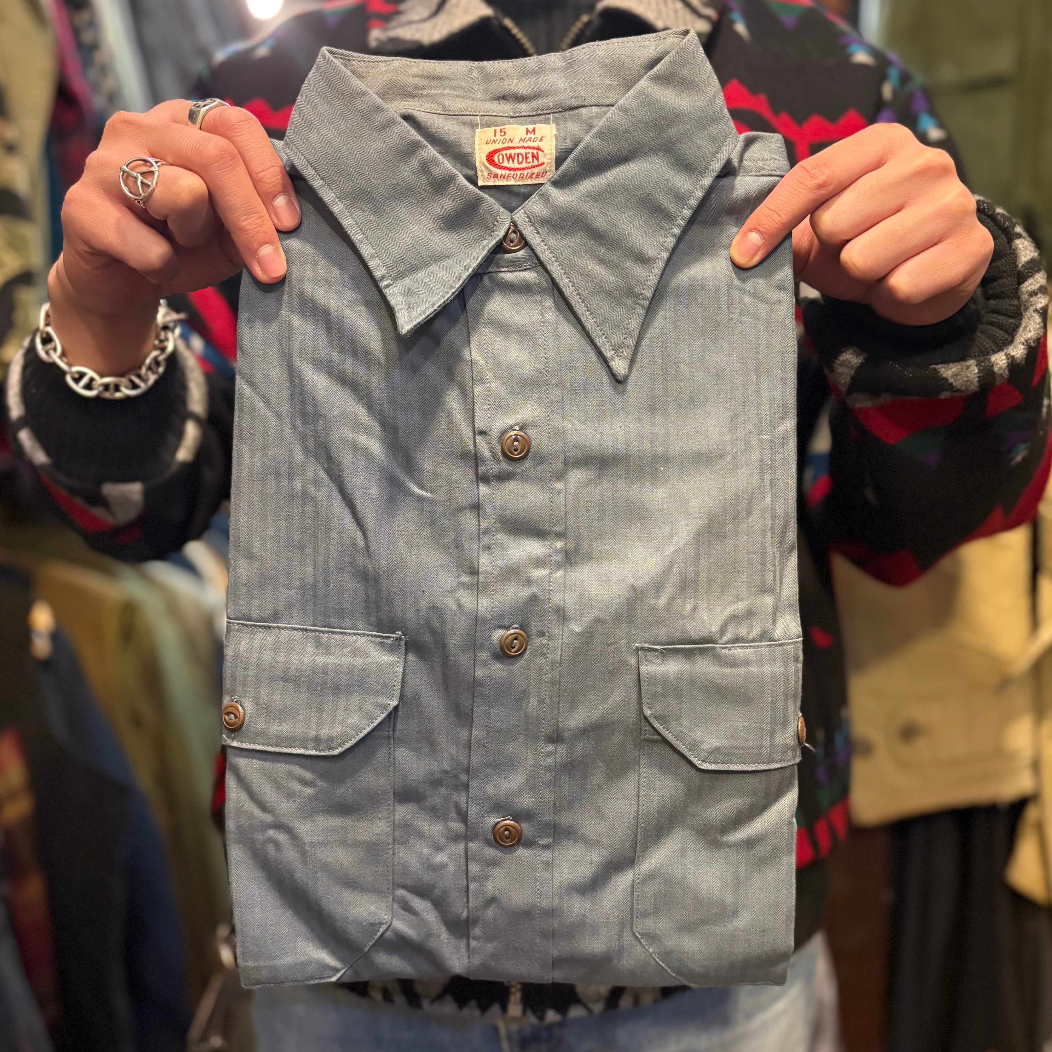 50's COWDEN HBT Work Shirt | 下北沢SPiKe＆SPiCe
