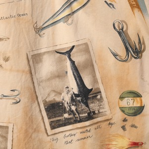 Mint M Hemmingway Key West Vintage Camp ポロラルフローレン Polo Ralph Lauren ヘミングウェイ 半袖開襟シャツ 総柄