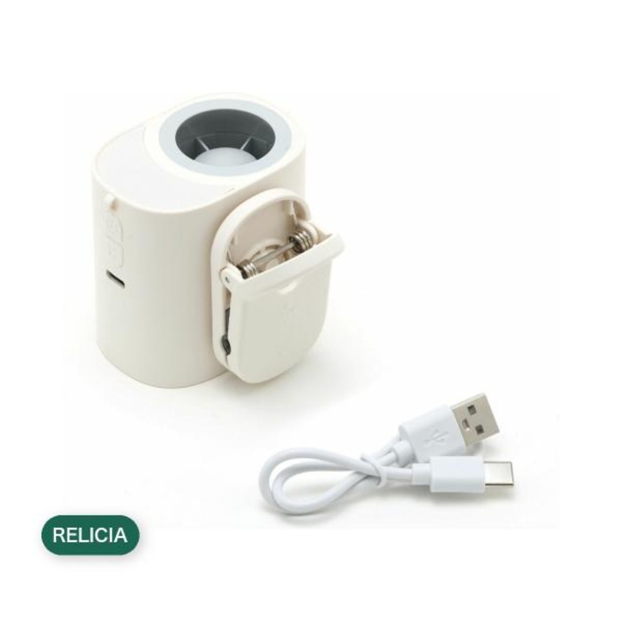 RELICIA クリップ ジェット ファン 半固体電池式 RLC-CLF125WH/GY/BL