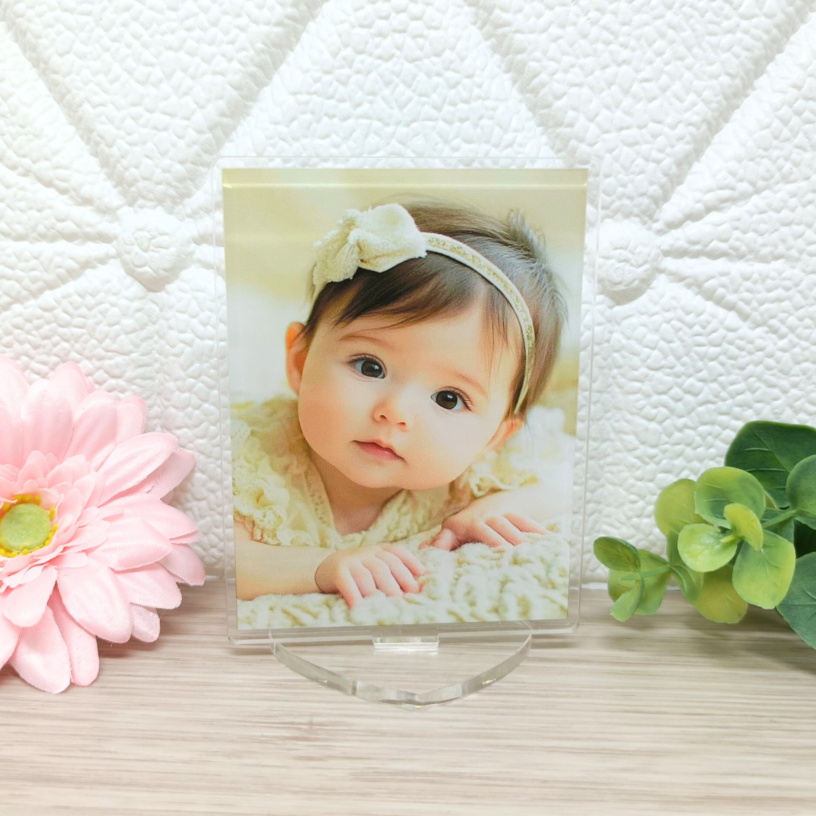 【文字なし】縦型1枚フォトアクリルスタンド