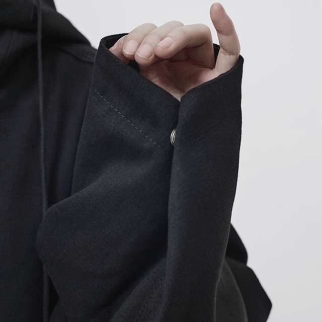 Oversized hoodie mod coat C0698