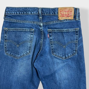 【LEVI'S】511 ジーンズ デニム ジーパン スリム ストレート スキニー 細身 美脚 足長効果 ジッパーフライ ストレッチ W31 L32 リーバイス US古着