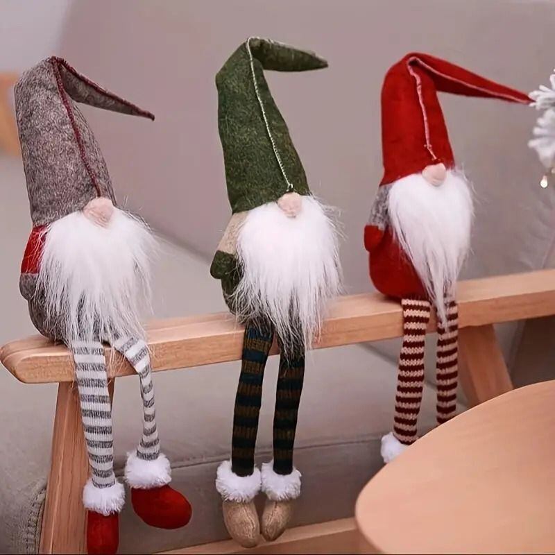 クリスマス ノーム 3つセット 人形 かわいい 北欧 ノーム トムテ 妖精
