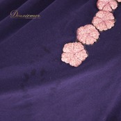 社交ダンス 衣装 スタンダード ドレス ワンピース レッスンウェア パーティ衣装 パープル系 ピンク系 花飾り 長袖 レース シンプル 紫 上品 バイオレット エレガント 大人 おしゃれ フェミニン 伸縮性 袖あり パーティー用 ドレスアップ ダンスウェア シンプルデザイン アクセント おすすめ レディース 上品スタイル