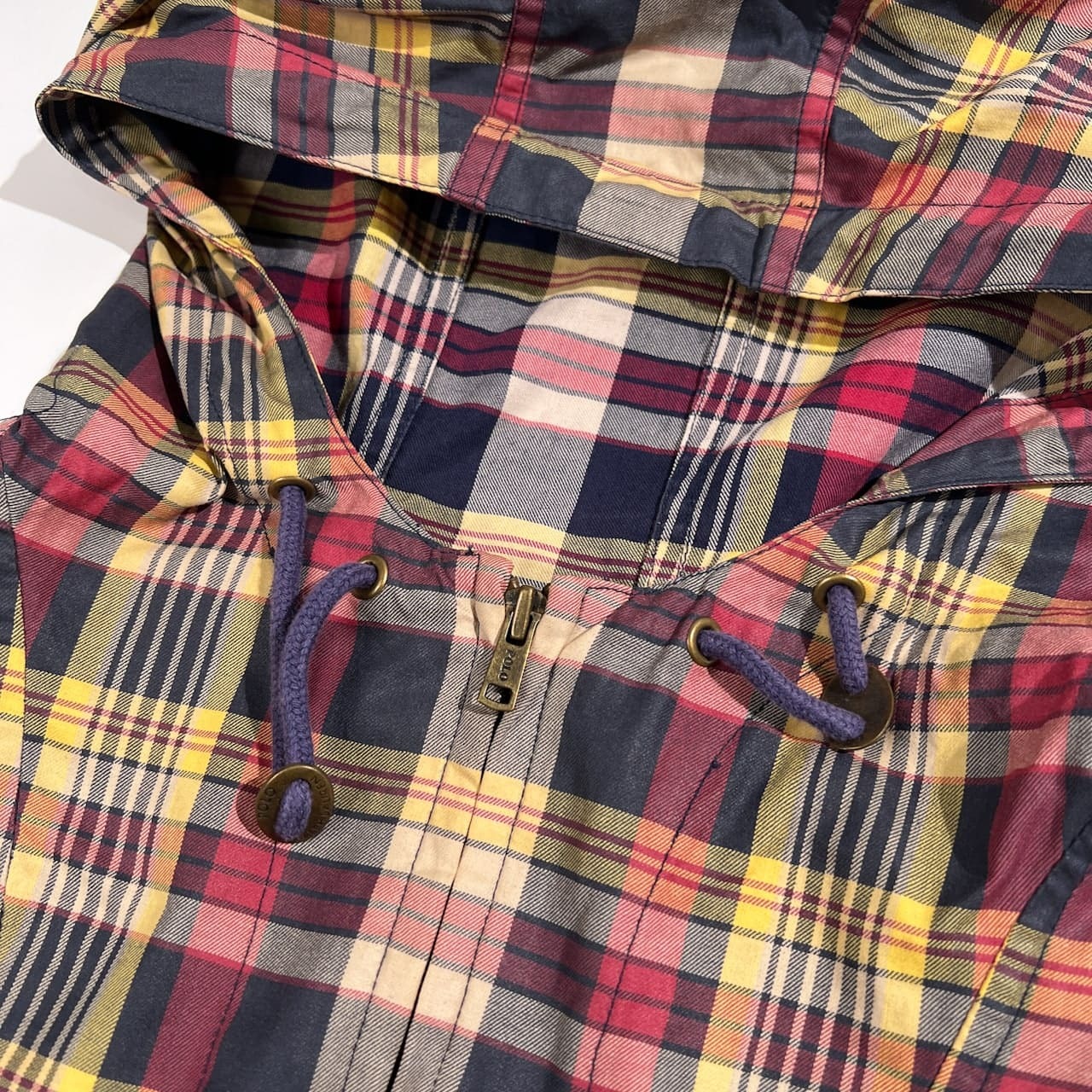POLO Ralph Lauren ポロ ラルフローレン マルチ チェック アノラック パーカー プルオーバー ジャケット サイズ L /メンズ