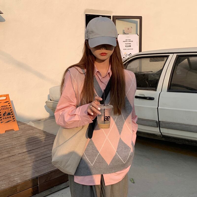 スプリングカラーニットノースリーブ 春物 スーパーモール75488208180