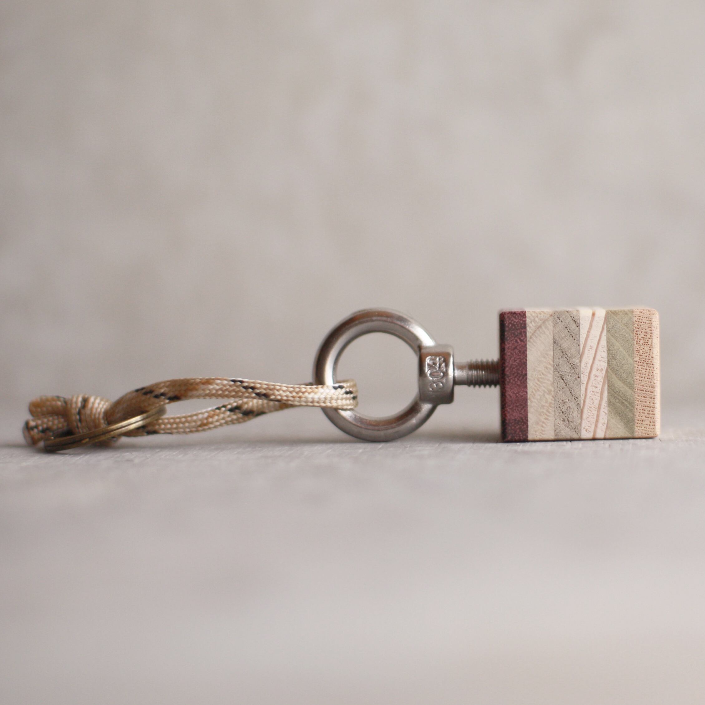 寄木 バードコール3 キーホルダー アウトドア | su