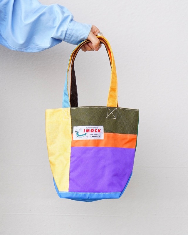 IMOCK-KOBE ZAC-NYLON PATCHWORK TOTE SMALL