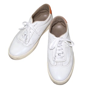 HERMES bi-color leather sneaker "QUICKER"