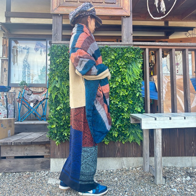 ニットナチュラル柄スカート