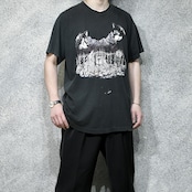 90's wolf print tee boro