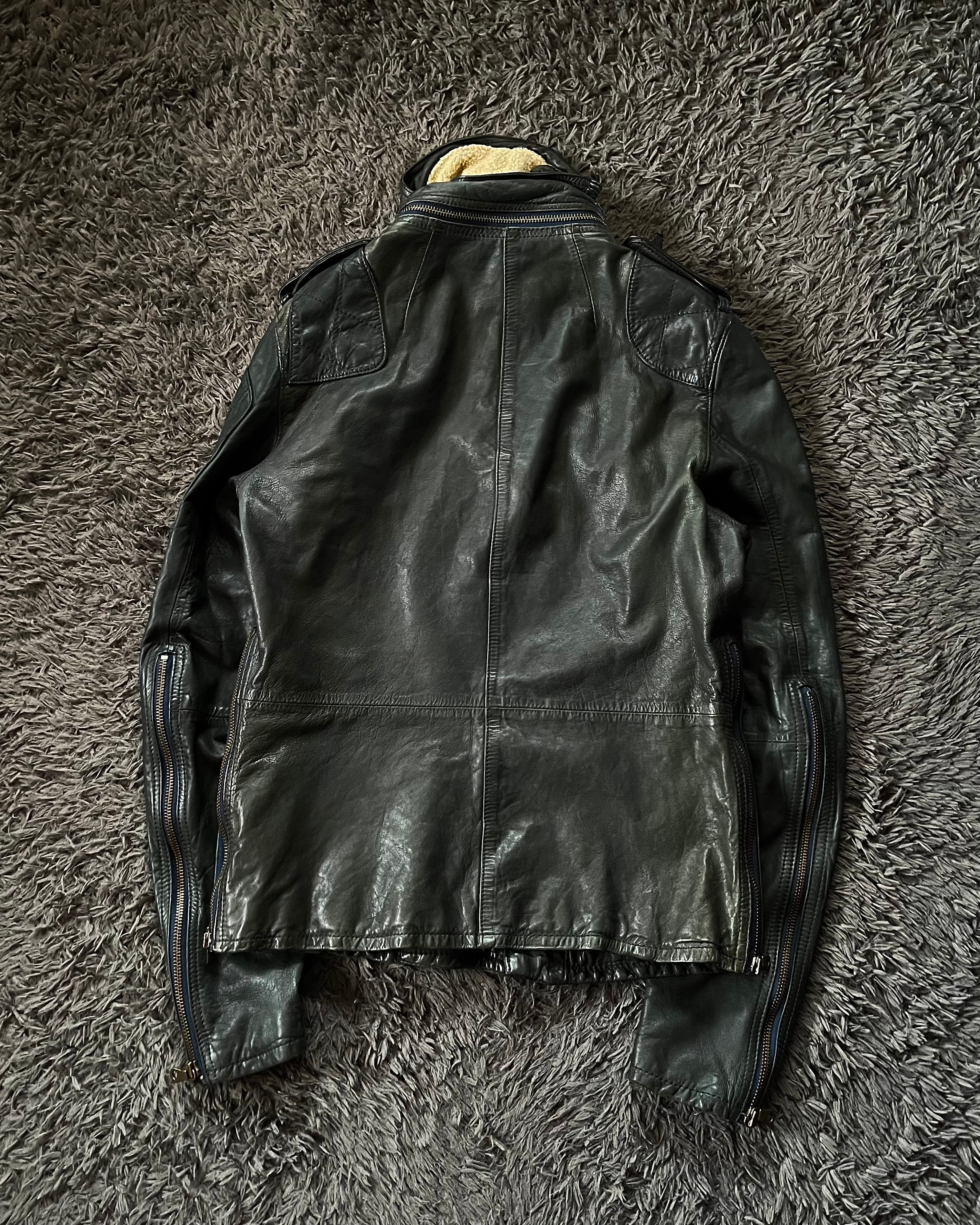 FW2008 Share Spirit gas mask leather jacket | ether