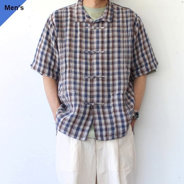 オルゲイユ ハバナチェックシャツ　XL　新品、未使用品 Orgueil HAVANA CHECK SHIRT （Ivory） | C.COUNTLY ONLINE STORE