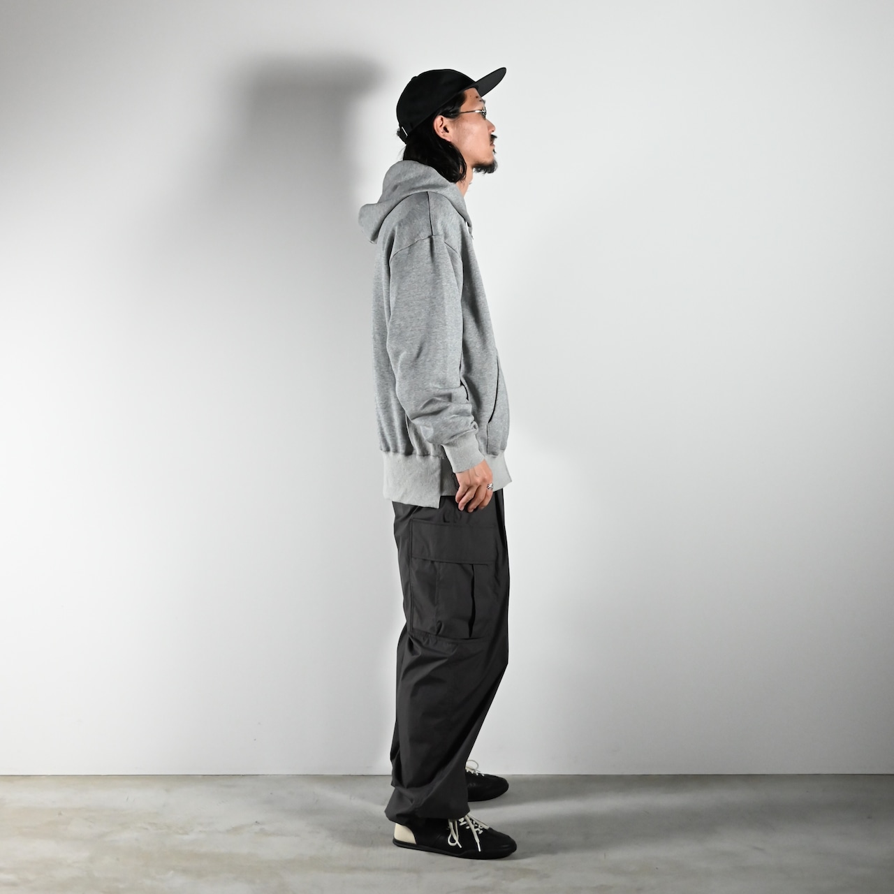 product twelve / High Count Wool Ripstop Duffle Coat コーディネート2