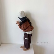【取寄】THE GOGUMA コーデュロイカーゴ裏起毛パンツ｜冬服｜韓国子供服