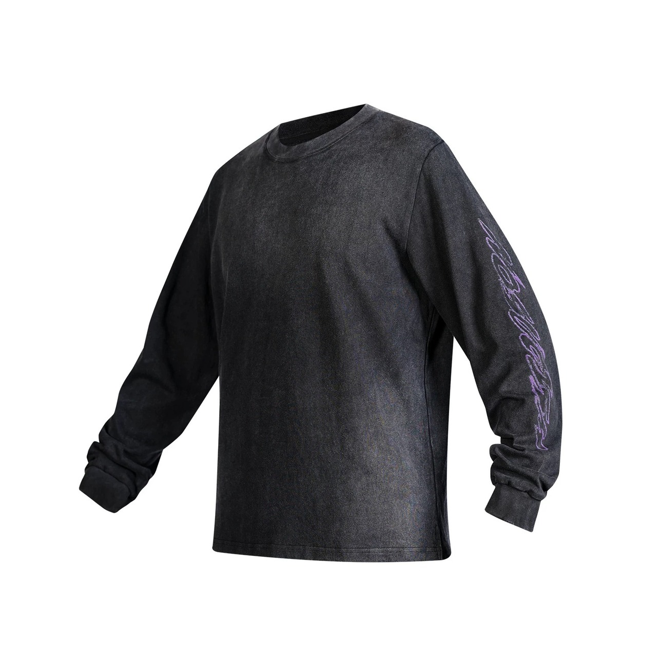 NOSUCISM 2026 AW 塩縮加工ヴィンテージ 10周年グラフィック ロングスリーブ Tシャツ