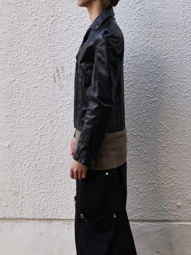 【diesel】double riders leather jacket