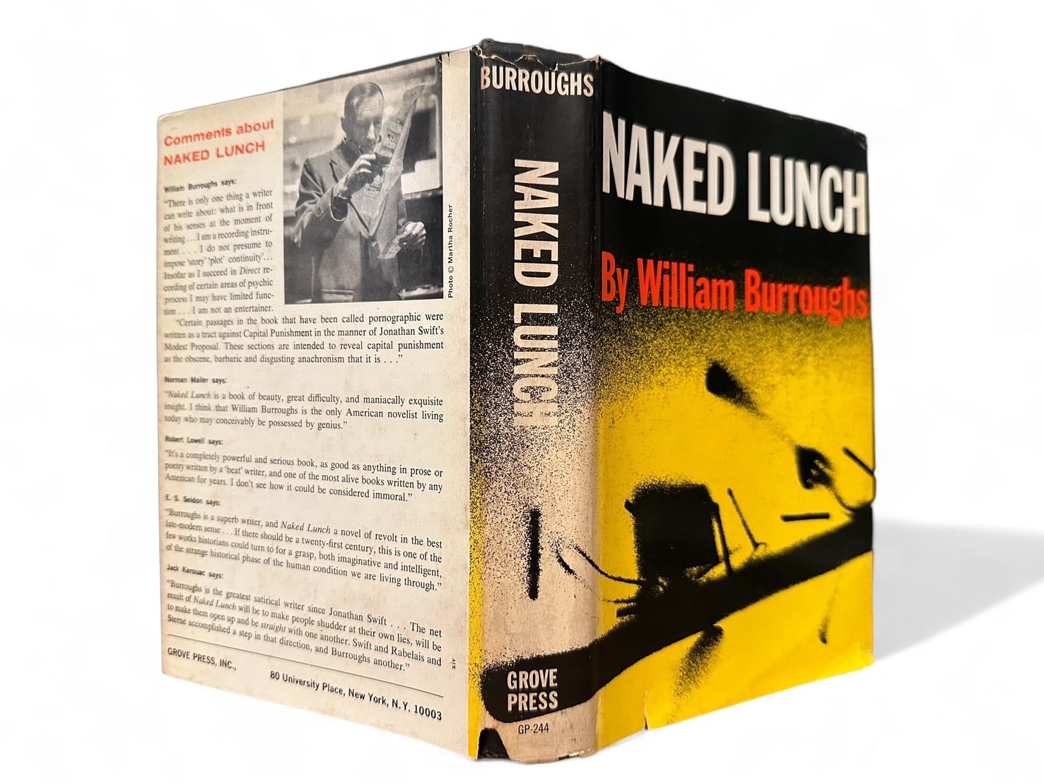 【SL156】【FIRST EDITION】【FOURTEENTH PRINTING】The Naked Lunch / William S. Burroughs