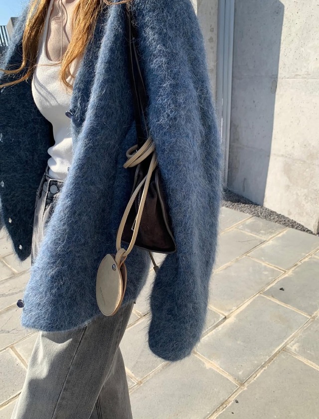 (予約) poster / R alpaca cardigan 3color