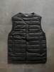 Marmot Vネック キルティングベスト XL ブラック スナップボタン 軽量