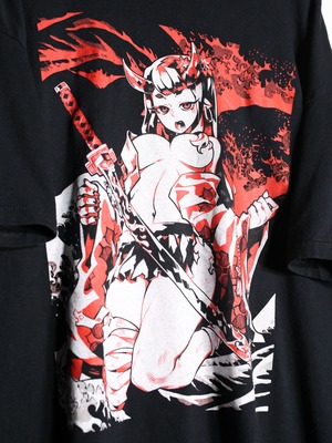 "鬼" girl good graphic tee