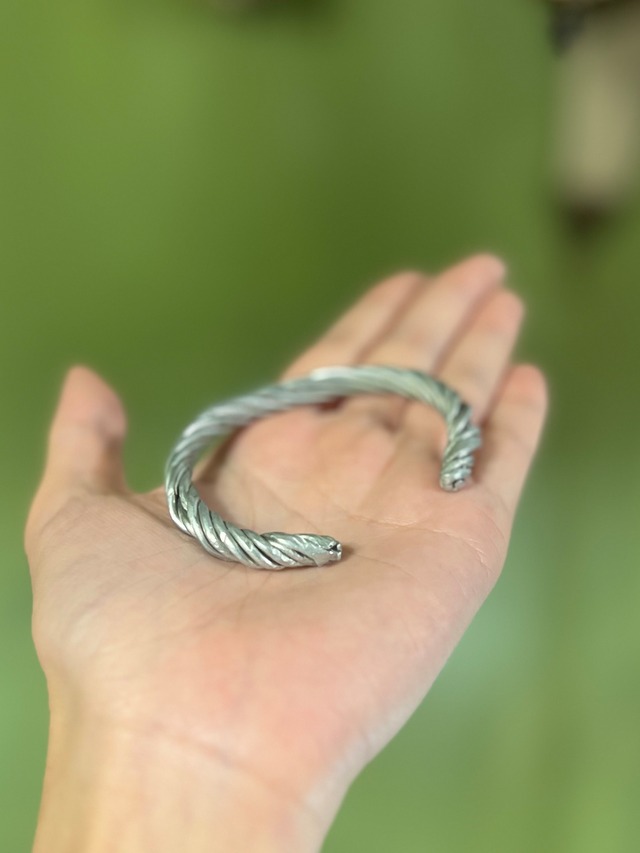 LUA aluminum cuff bangle ( ルア族 アルミニウム カフ バングル )