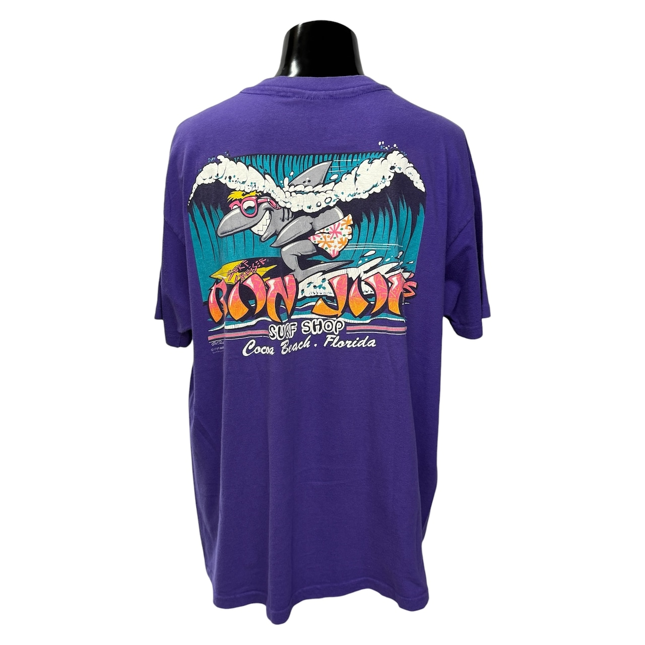 【RON JON】ロンジョン "SURFING SHARK" 80's Vintage Tシャツ