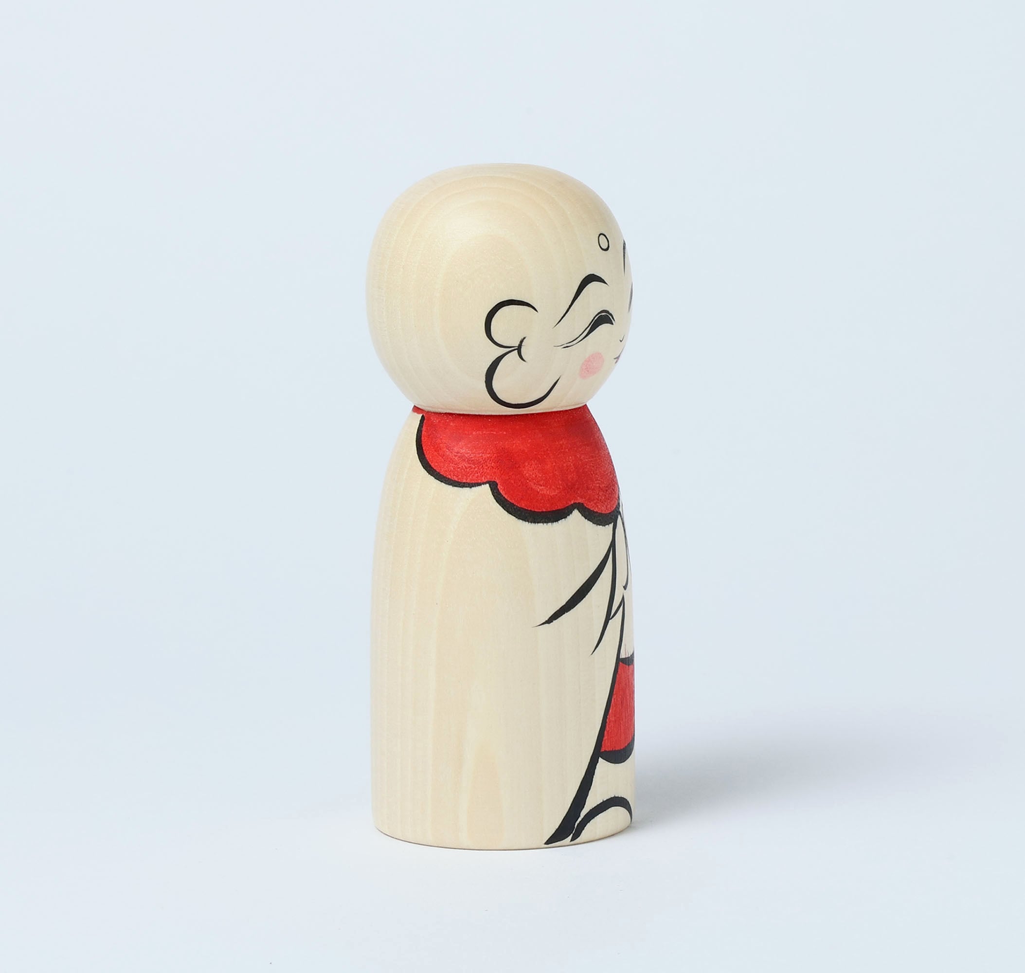 地蔵こけし】作並系 平賀輝幸工人 12.5cm | Jizo kokeshi doll