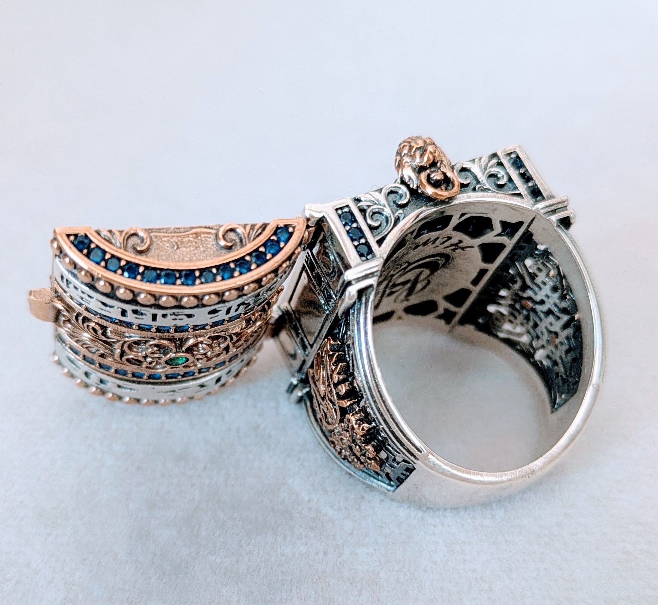 メンズ ハンドメイド リング(宝箱) 925silver | HAYAT TURKISH STYLE