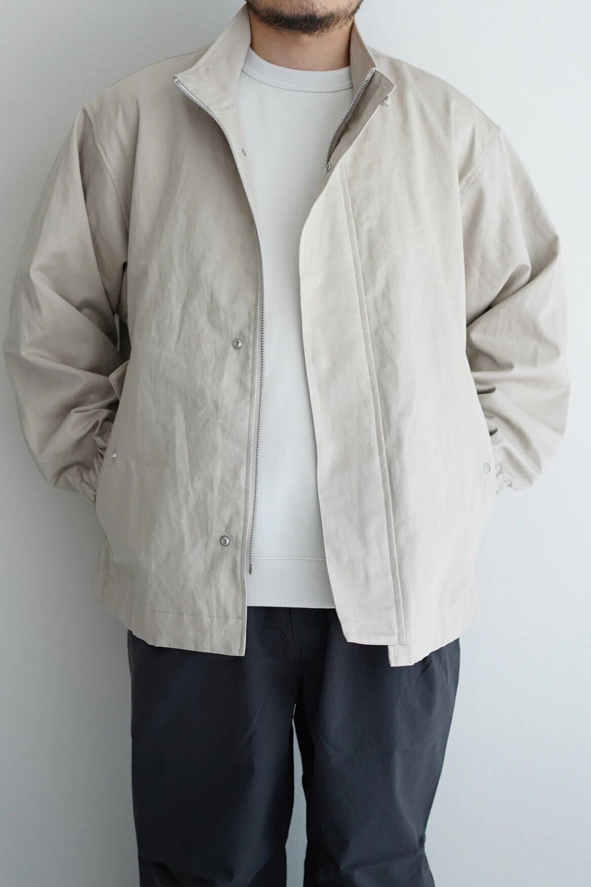 STILL BY HAND / Stand Collar Blouson | REMIX-men