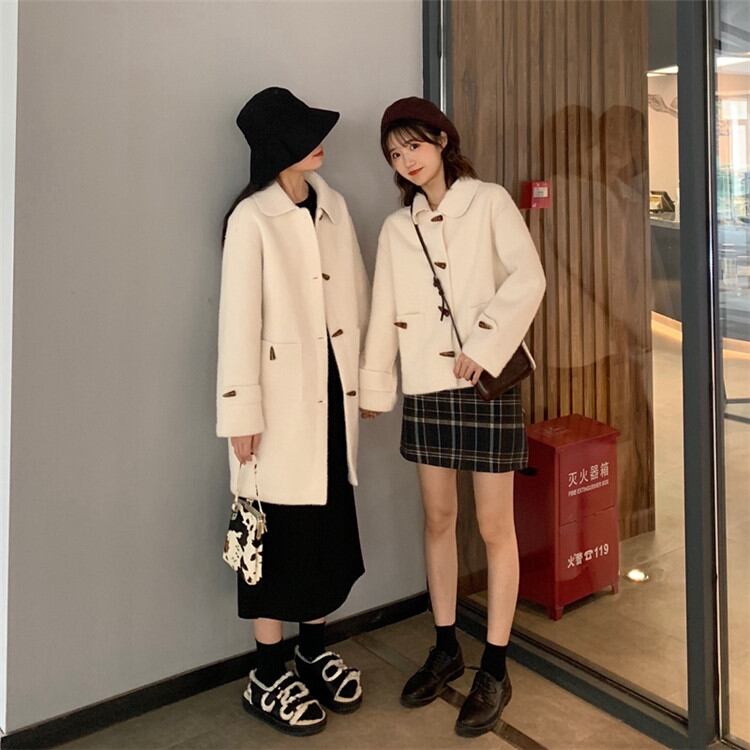 とてもファッション 早い者勝ち 単体ボタン 中・長セクションスウィート ファー 短いスタイル カジュアル