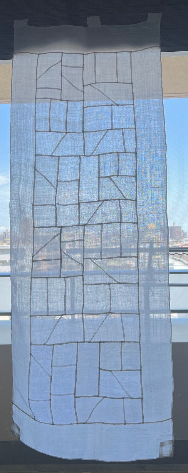 【H-11】間仕切りカーテン（暖簾） 47ｃｍ × 128ｃｍ