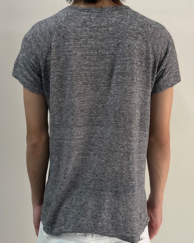 【DIESEL】micro border raglan top