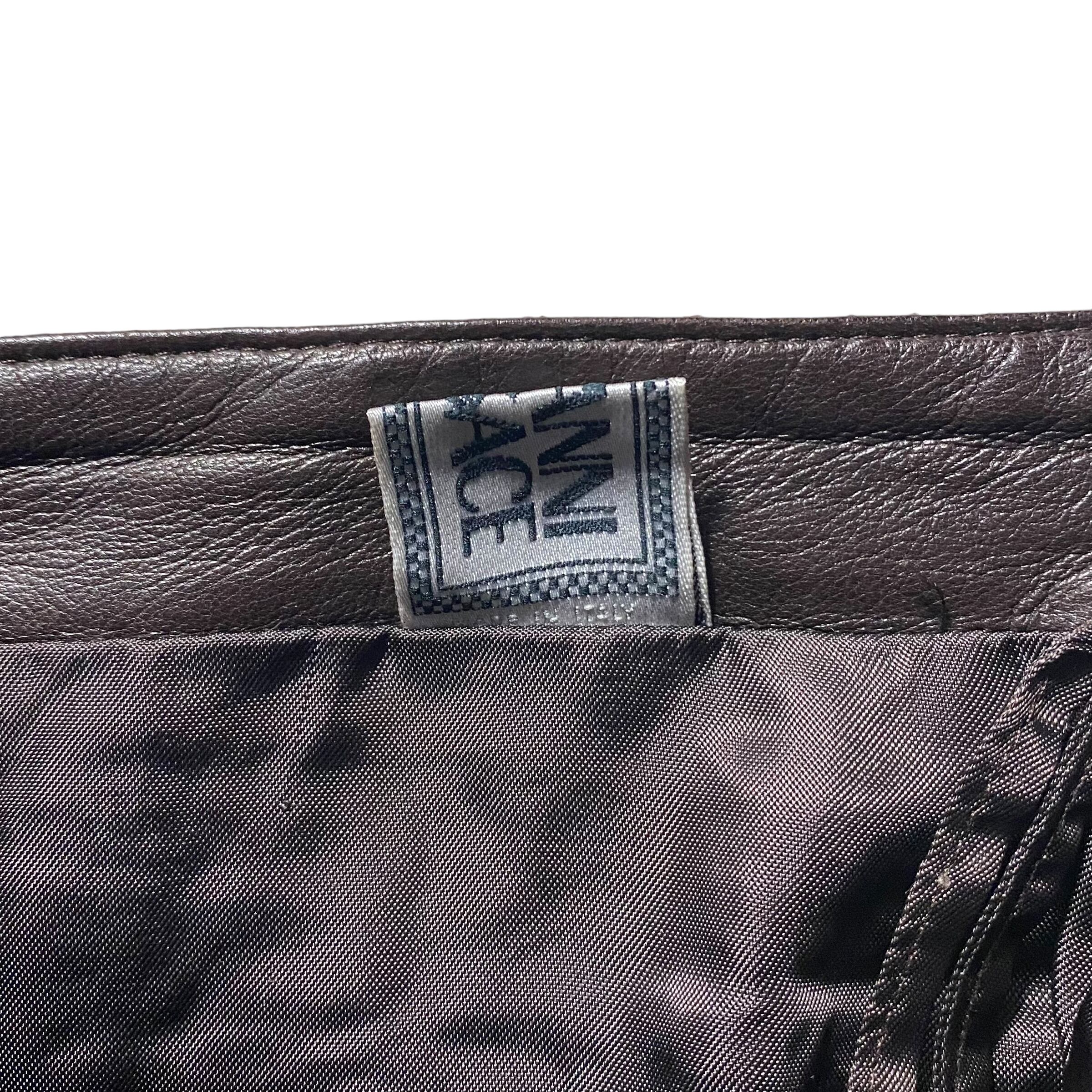 vintage GIANNI VERSACE quilting leather pants | NOIR ONLINE