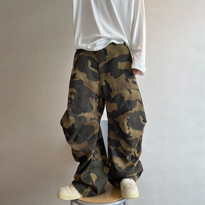 MADWITCH迷彩柄七分丈カーゴパンツ | mblueshop