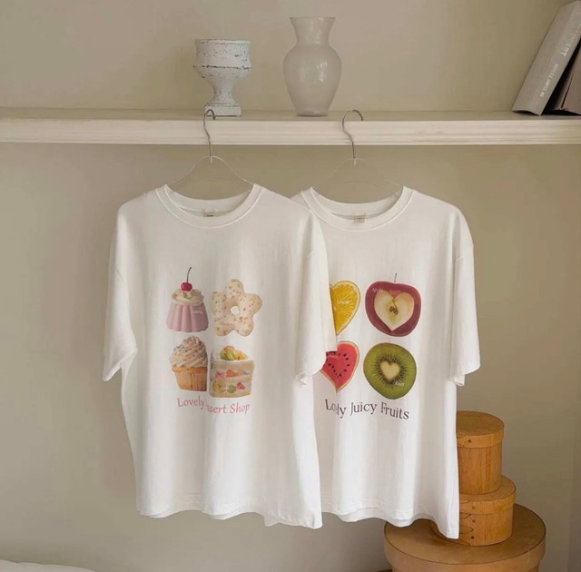 予約：Juicy sweet short sleeve T(adult)〔ninibello〕