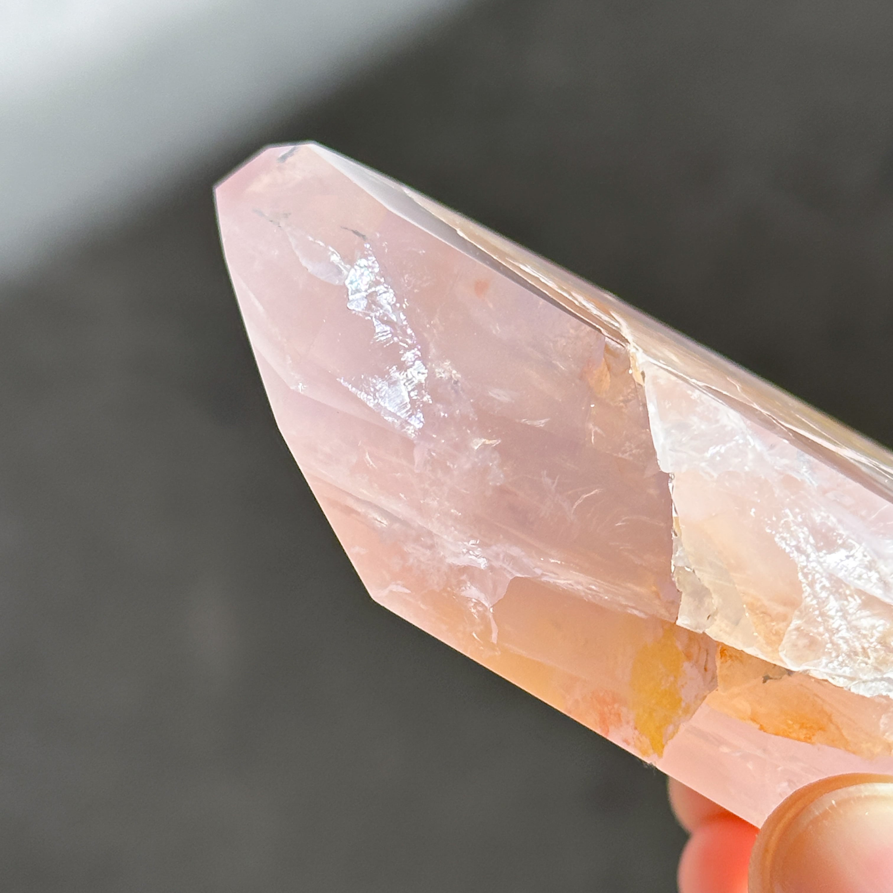 ローズクォーツ×ゴールデンヒーラー タワー91◇ Rose Quartz x Golden
