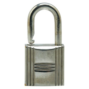 エルメス カデナ 南京錠 シルバー メタル レディース HERMES 【中古】