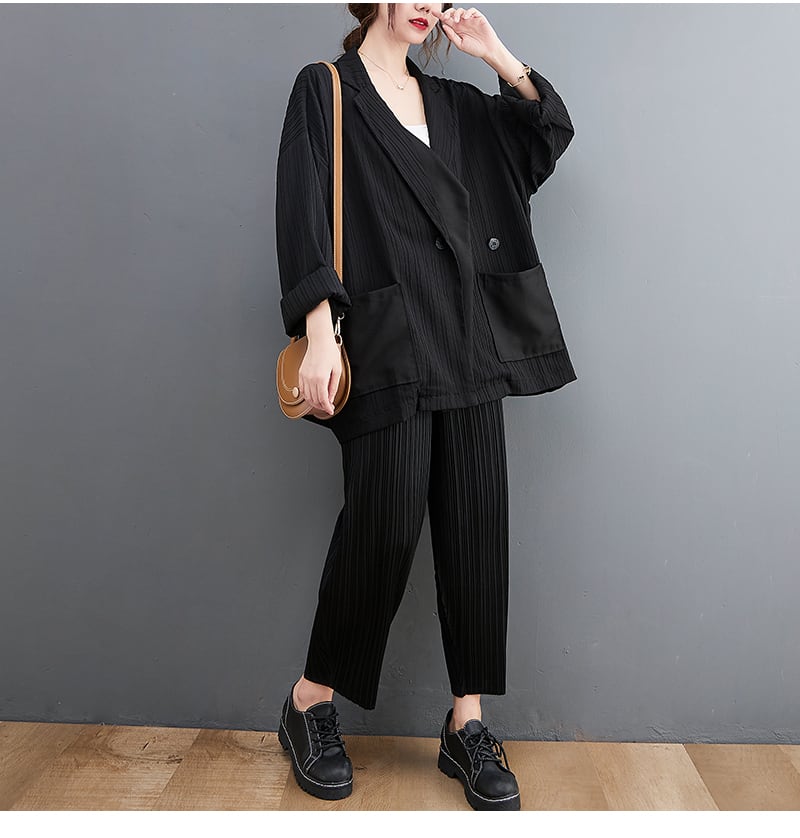 レイヤードテーラードジャケット（2色）10416 | さらり＊ふわり