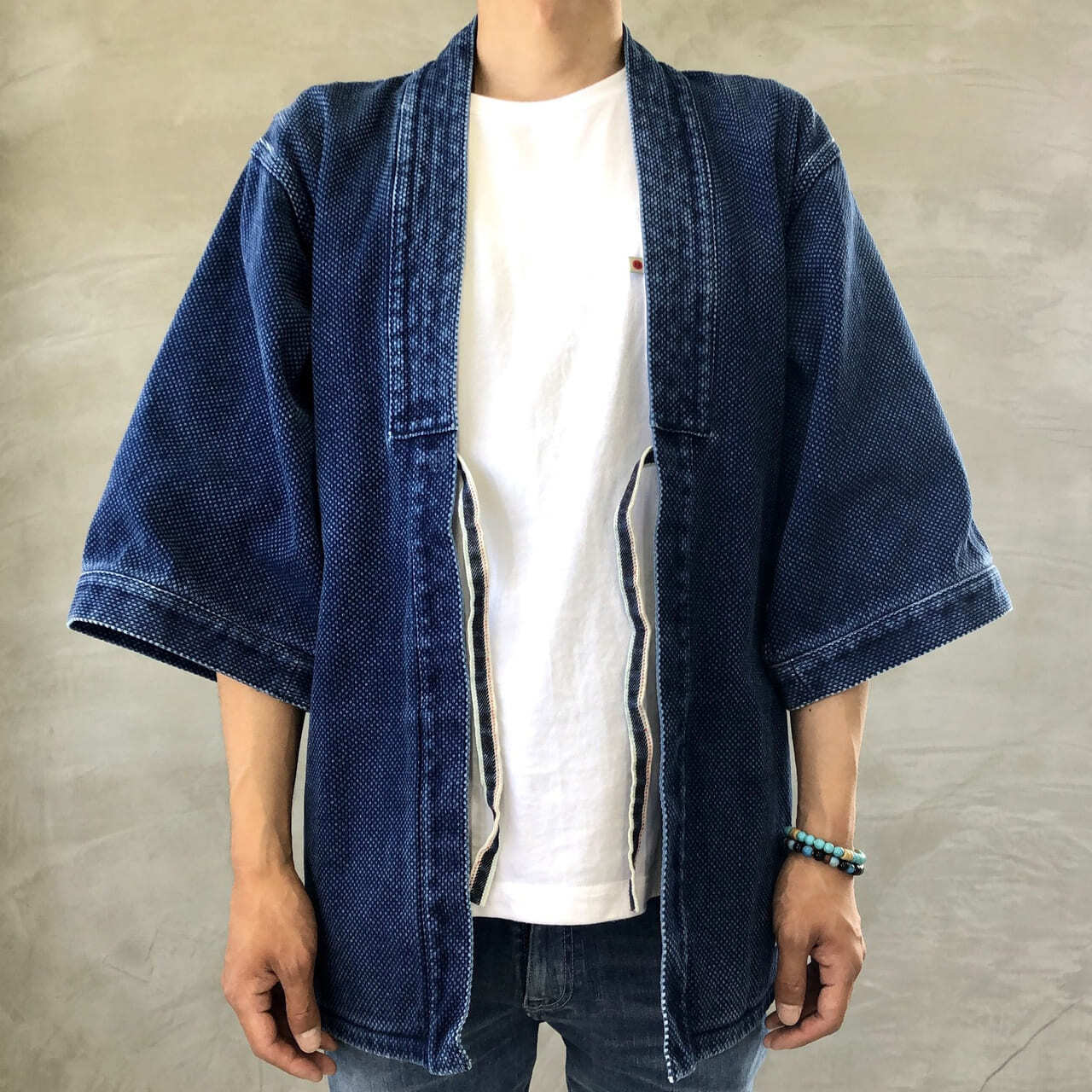 刺し子着物ジャケット | BLUE SAKURA JEANS 公式サイト