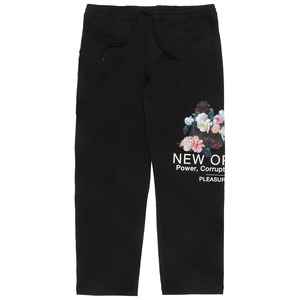 【PLEASURES/プレジャーズ×NEW ORDER/ニュー・オーダー】POWER BEACH PANT ビーチパンツ / BLACK