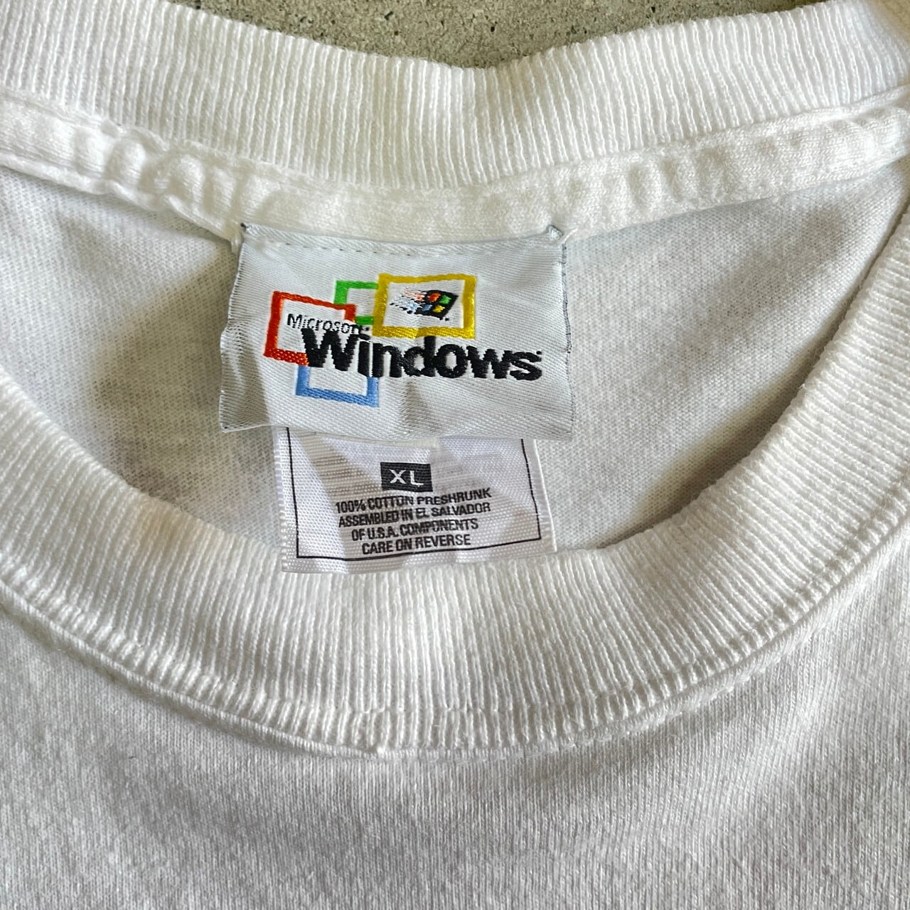 90s USA製　シングルステッチ　Microsoft 企業ロゴTシャツ