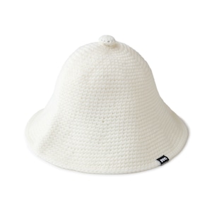 FTC / CROCHET BUCKET HAT WHITE