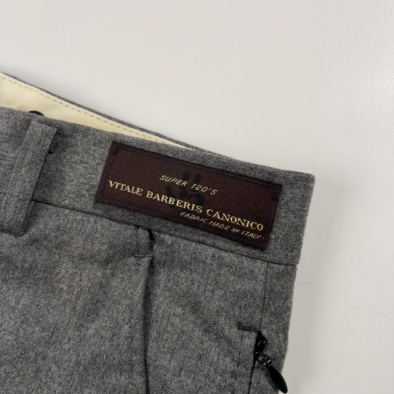 MALE & Co. メイルアンドコー SUPER 120s カノニコ イタリア製生地 スラックスパンツ サイズ M /グレー/タカキュー