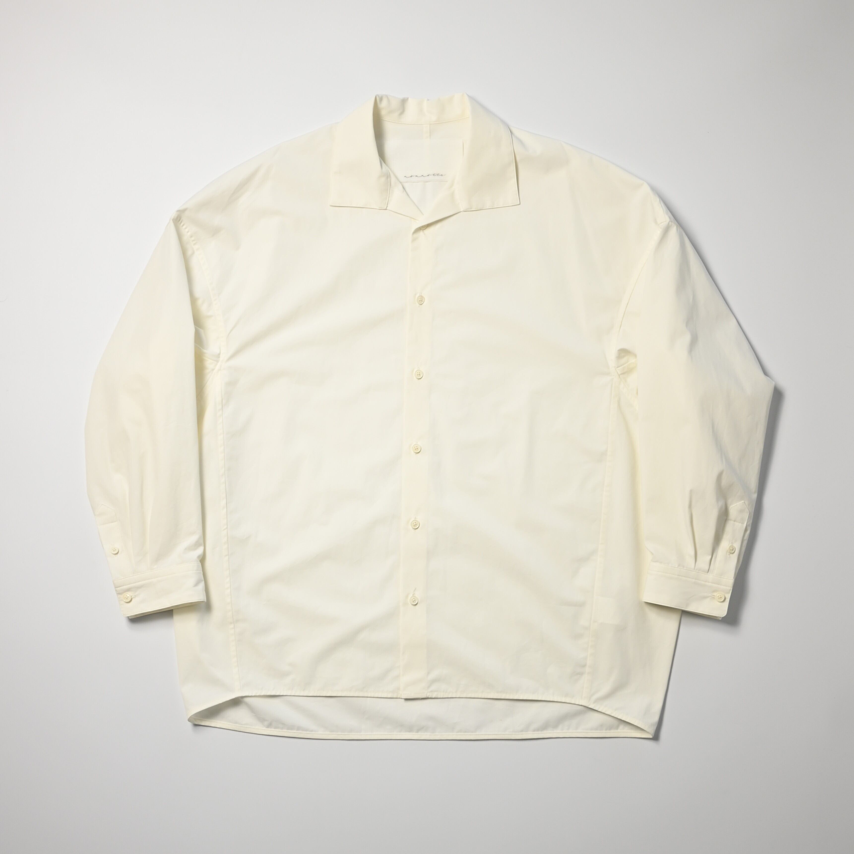 Nonnotte / Draping Open Collar Shirt Type A | GANKO