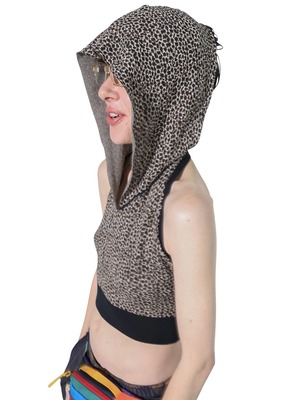 PERVERZE パーバーズ /Cropped Hoodie Knit Top ¥24,200- / フーディー