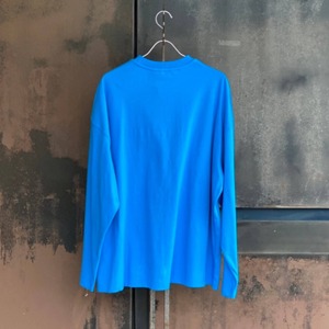 WE11DONEBLUE WE11DONE 3-NEW LOGO LONG-SLEEVED T-SHIRTBLUE